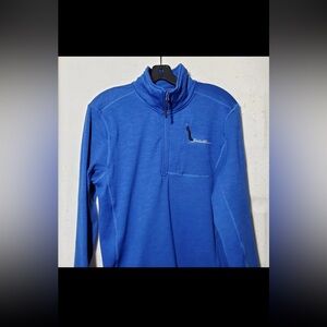 NWOT men’s Eddie Bauer Vibrant Blue Half-Zip Pullover sz:xl